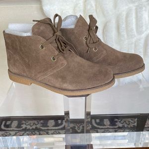 Lucky Brown Suede Lace Up